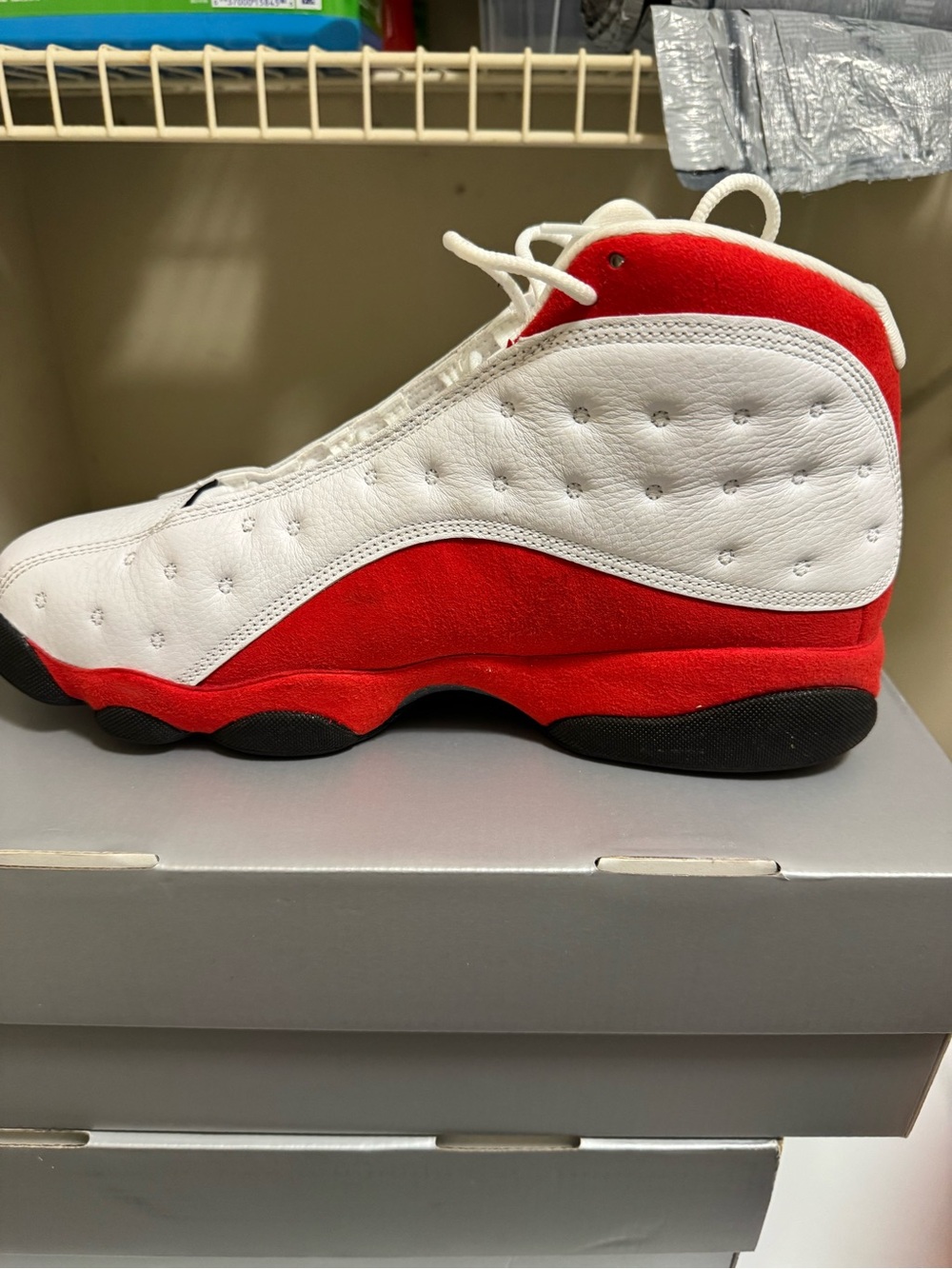 Jordan Air Jordan 13 Retro White with Red Accent